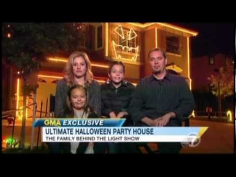 Good Morning America (GMA) Live Interview - 2011 Halloween Light Show