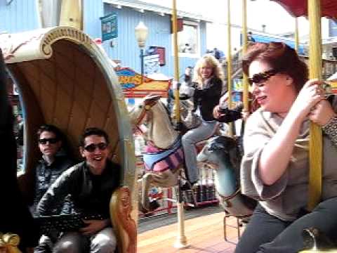 Tranimal Carousel - Raja & company take Pier 39
