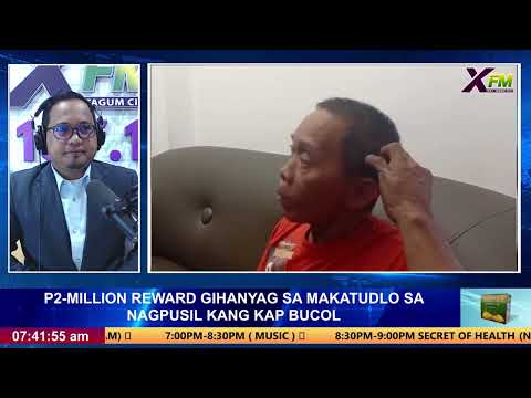 P2-MILLION REWARD GIHANYAG SA MAKATUDLO SA NAGPUSIL KANG KAP BUCOL