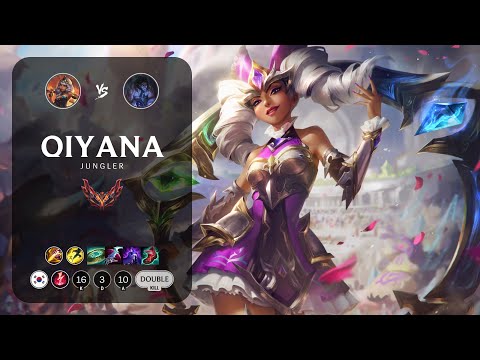Qiyana Jungle vs Sylas - KR Grandmaster Patch 13.1