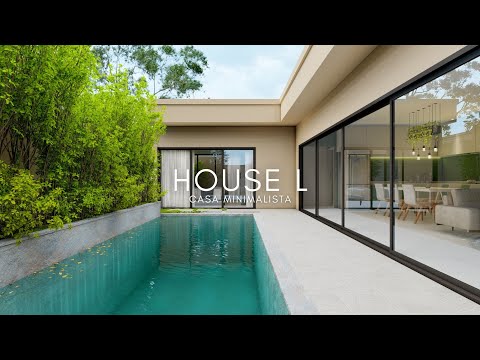 CASA EM L COM LOTE DE 10X20 METROS MUITO CONFORTÁVEL - HOUSE L