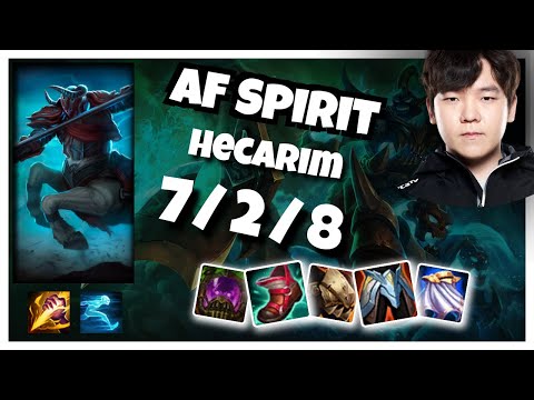 Hecarim vs Nidalee AF Spirit JUNGLE (7/2/8) - v11.5
