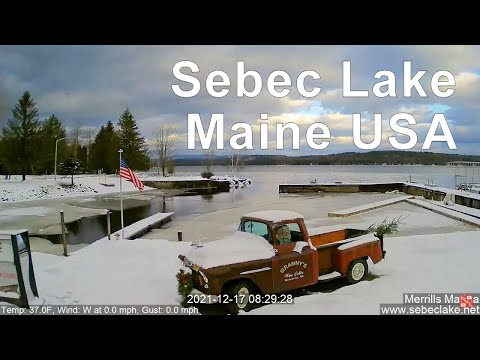 Sebec Lake Webcam in Maine live webcam