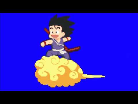 Flying nimbus, bring me everywhere! - og dragon ball kid goku [Blue screen] (free download)