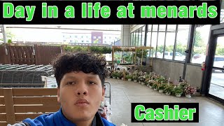 Day in a life at menards(cashier)🤑