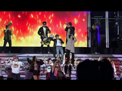 [ENG Lyrics] MFBTY ft. LE (EXID) + Suga & RM (BTS) + Baro (B1A4) - Monster @ SBS 2015 Dream Concert