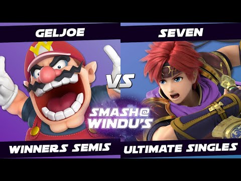 GelJoe (Wario) vs SeVen (Roy) - Smash @ Windu's 110 - Winners Semis SSBU