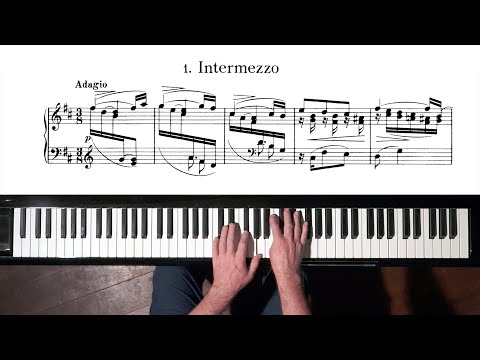 Brahms - Intermezzo Op.119, No.1 P. Barton, FEURICH piano