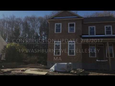 Construction timelapse/update: 19 Washburn Ave, Wellesley MA 02481,