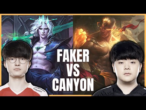 T1 FAKER EUW BOOTCAMP - FAKER VIEGO VS DK CANYON LEE SIN JUNGLE - PATCH 11.19