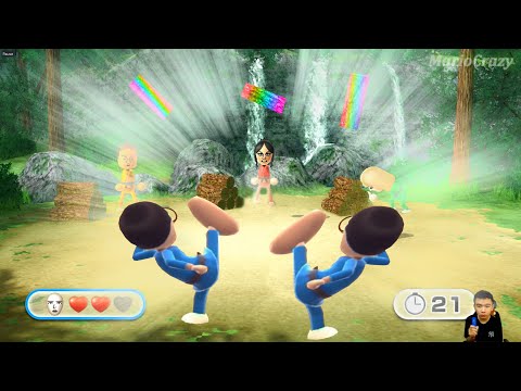 Wii Party Minigames - Santama vs Eva vs Gabi vs Shinta Master CPU