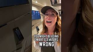 I’m currently on an MSC ship, many of which have smart elevators, and I see that most folks don’t