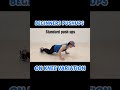 BEGINNERS PUSHUPS 【ON KNEE VARIATION】#shorts