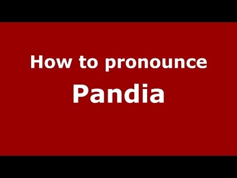 How to pronounce Pandia (Greek/Greece) - PronounceNames.com