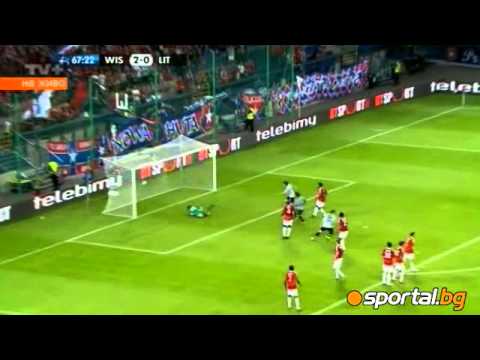 Wisła Kraków 3:1 Litex Lovech ,Third qualifying round, Second leg, CL