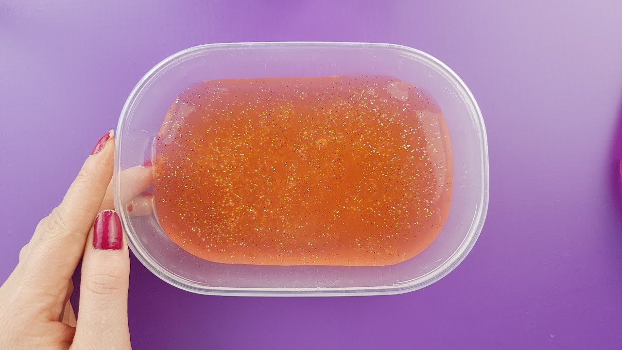 Comment faire du slime Sans Colle - Glitter Slime