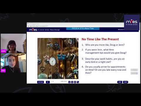 Myes 8-10 "It's About Time" with Sean and Anika