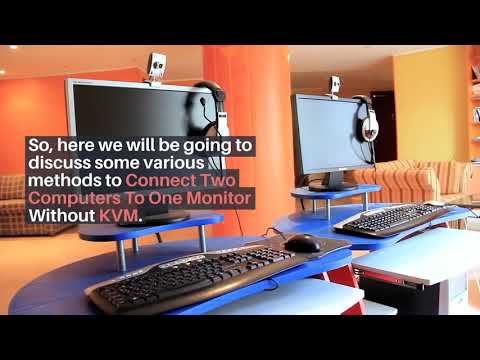 How To Connect Two Computers To One Monitor Without KVM