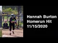 Homerun Hit 11/15/2020