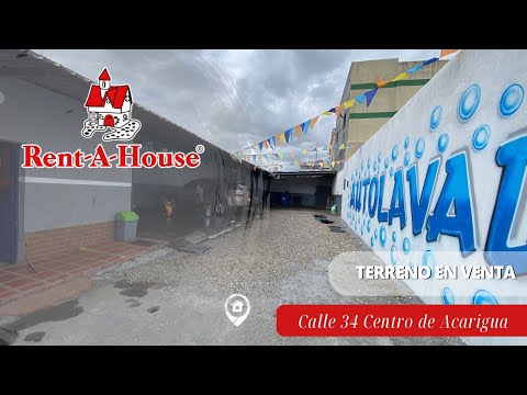 📍Terreno en venta calle 34 Centro de Acarigua Portuguesa