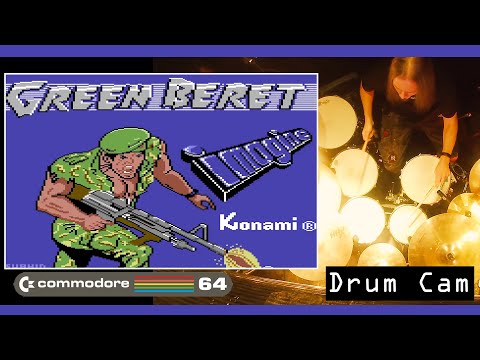 FastLoaders - Green Beret | Commodore 64 | Drum Cam (Live)
