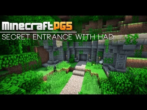Secret Entrance with hidden arrow detector [HAD] Minecraft 