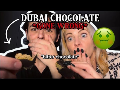 We Tried Making A DUBAI CHOCOLATE BAR… Gone Wrong