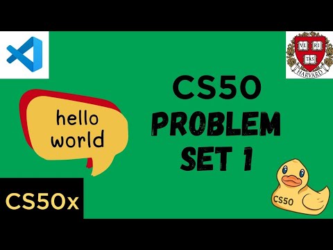 CS50x Week-1 Problem Set | Hello World Walkthrough | Set up CS50 Codespace | CS50 Pset 1 Solution