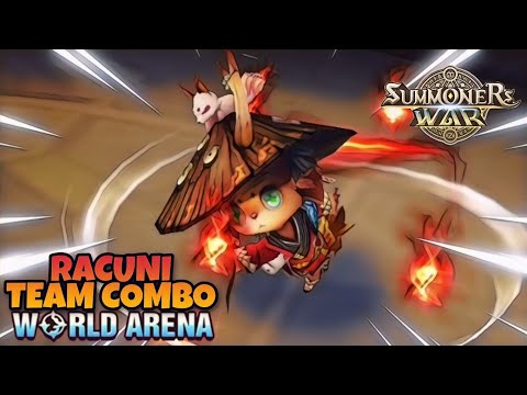 Racuni Team Combo in World Arena - Summoners War