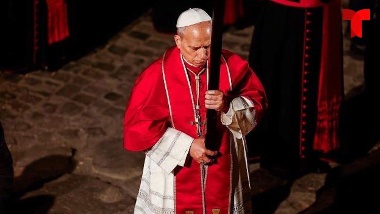 Pope Leo XIV to carry the Cross throughout Via Crucis at Colosseum | Telemundo English