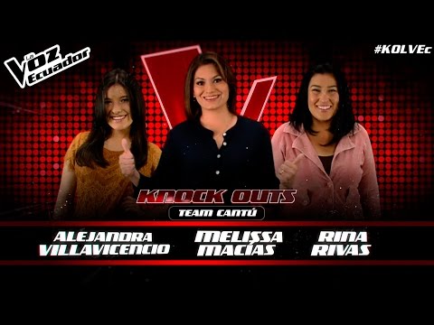 Alejandra Villavicencio vs Melissa Macías vs Rina Rivas - Knockouts - T2 - La Voz Ecuador