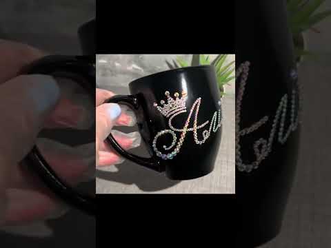 Іменна чашка зі стразами на замовлення | Чашка з будь-яким ім ям | Подарункова чашка , Іменний подарунок - фото 1 - id-p3141990181