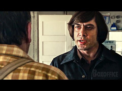"What's the most you ever lost on a coin toss?" | No Country for Old Men | CLIP