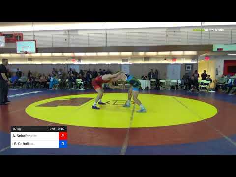 2018 Bill Farrell Memorial International/Men's Freestyle 97 3rd Place - Austin Schafer (Nyac) Vs.