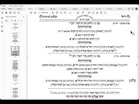 הרב יואל חקון - תפילה תשפ״ה - שיעור 094 - ק״ש בסידור - אחד - פרצוף דכללות.
