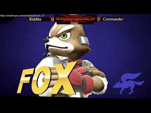 SmashaPalooza 37: Winners Finals - Commander (Fox) vs Riddles (DK)
