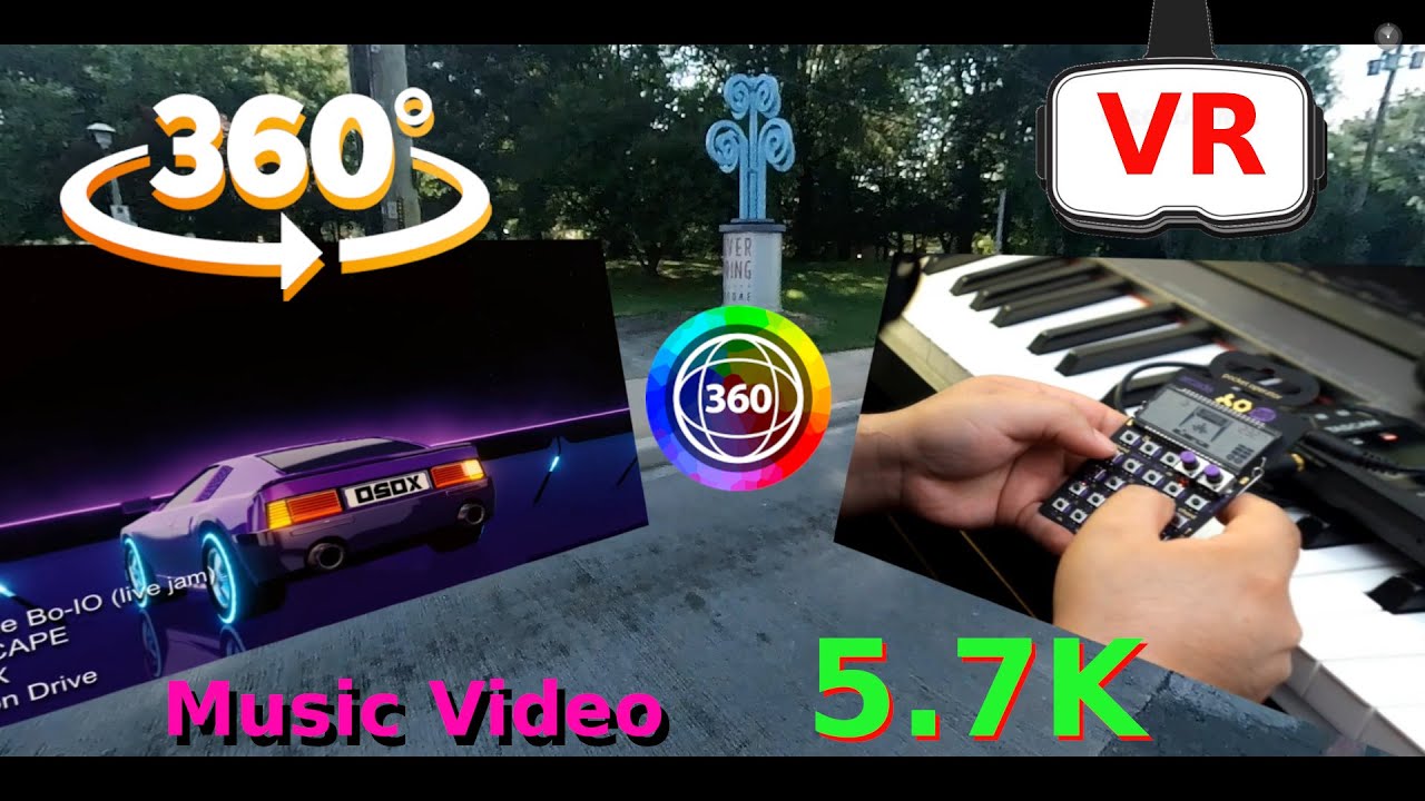 Oso X - arcade Bo-IO [PO-20 Live Jamming] (AR 360° VR Music Video 5K.)