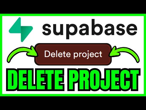 How To Delete Project In Supabase Quick Guide