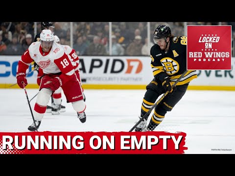Red Wings running on empty in loss to Boston, despite Cam Talbot's stellar performance