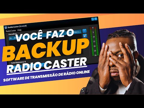 Como fazer o Backup no RadioCaster (Tutorial Passo a Passo)