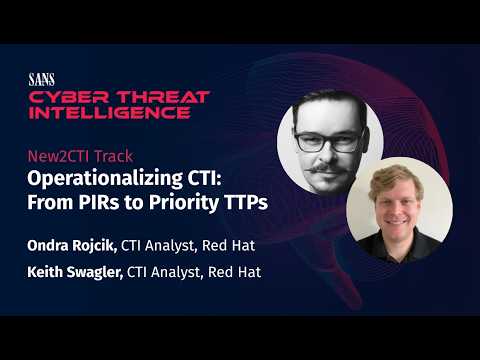 NEW2CTI | Operationalizing CTI: From PIRs to Priority TTPs