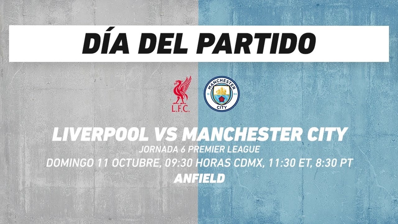 Liverpool vs Manchester City, frente a frente: Premier League