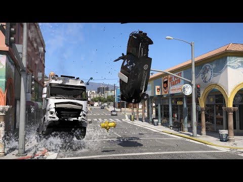 GTA 5 -- FATAL truck accidents