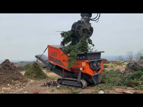 ΤΕΜΑΧΙΣΤΗΣ ΕΡΠΥΣΤΡΙΟΦΟΡΟΣ ΟΓΚΩΔΩΝ ΑΠΟΡΡΙΜΜΑΤΩΝ ARJES IMPAKTOR 250-SHREDDER WITH TRACKS FOR WASTE