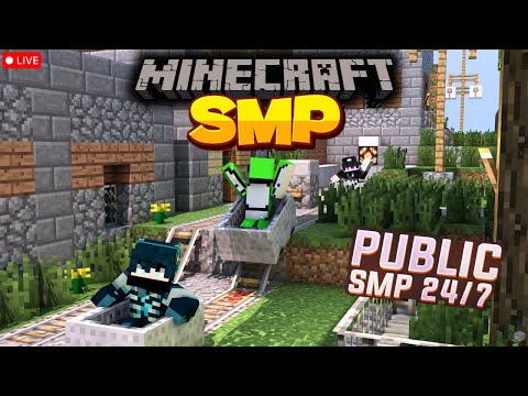 Minecraft Public Smp Live | 24/7 Public Server |8k Special | #minecraftlive #minecraft