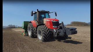 【2019】馬鈴薯播種 BASELIER 十勝農機 ポテトプランター MF7726 Dyna-VT