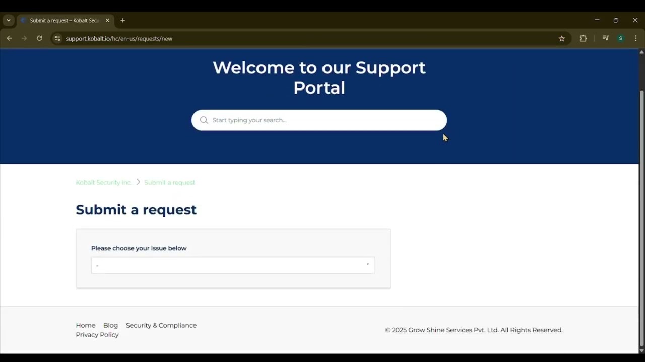 Kobalt io Customer Support Portal kobalt-io-customer-support-portal
