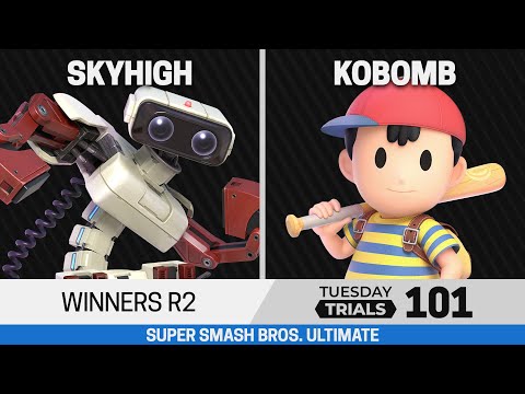 Tuesday Trials 101 SSBU Winners R2 - SkyHigh (R.O.B.) vs Kobomb (Ness)