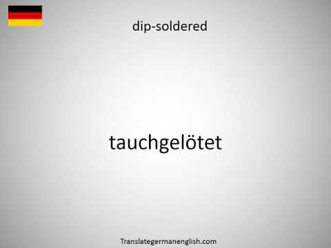 How to say dipso in German?