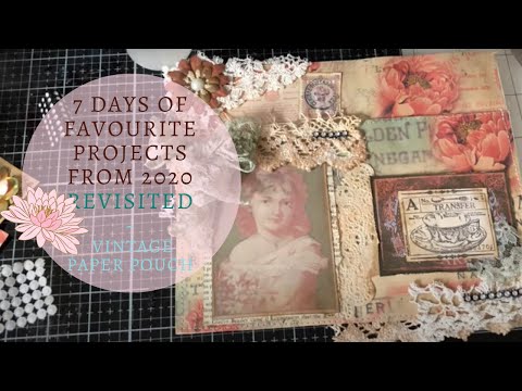 Vintage Paper Pouch - Favourite Projects 2020 Revisited #1